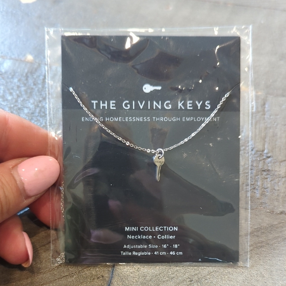 The Giving Keys Silver Mini Necklace